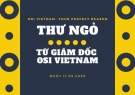 Thư ngỏ từ Giám đốc OSI Vietnam