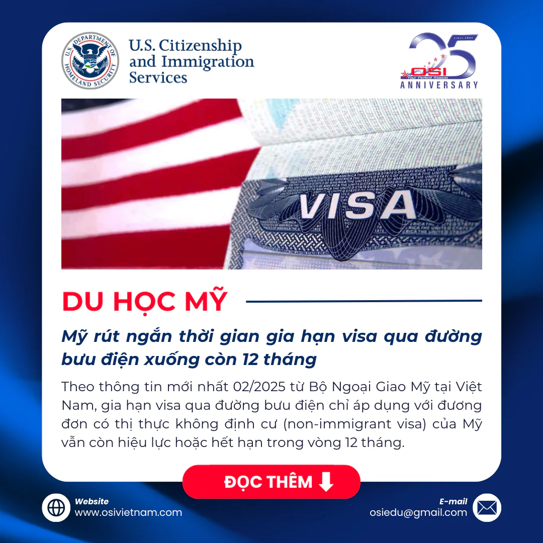 Xin Visa Du Học Mỹ 2025: Thủ Tục & Quy Tr&igrave;nh Mới Nhất